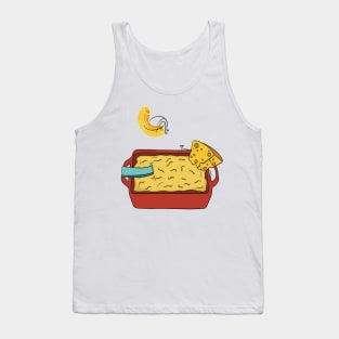 Macaroni and cheese illustration Tank Top